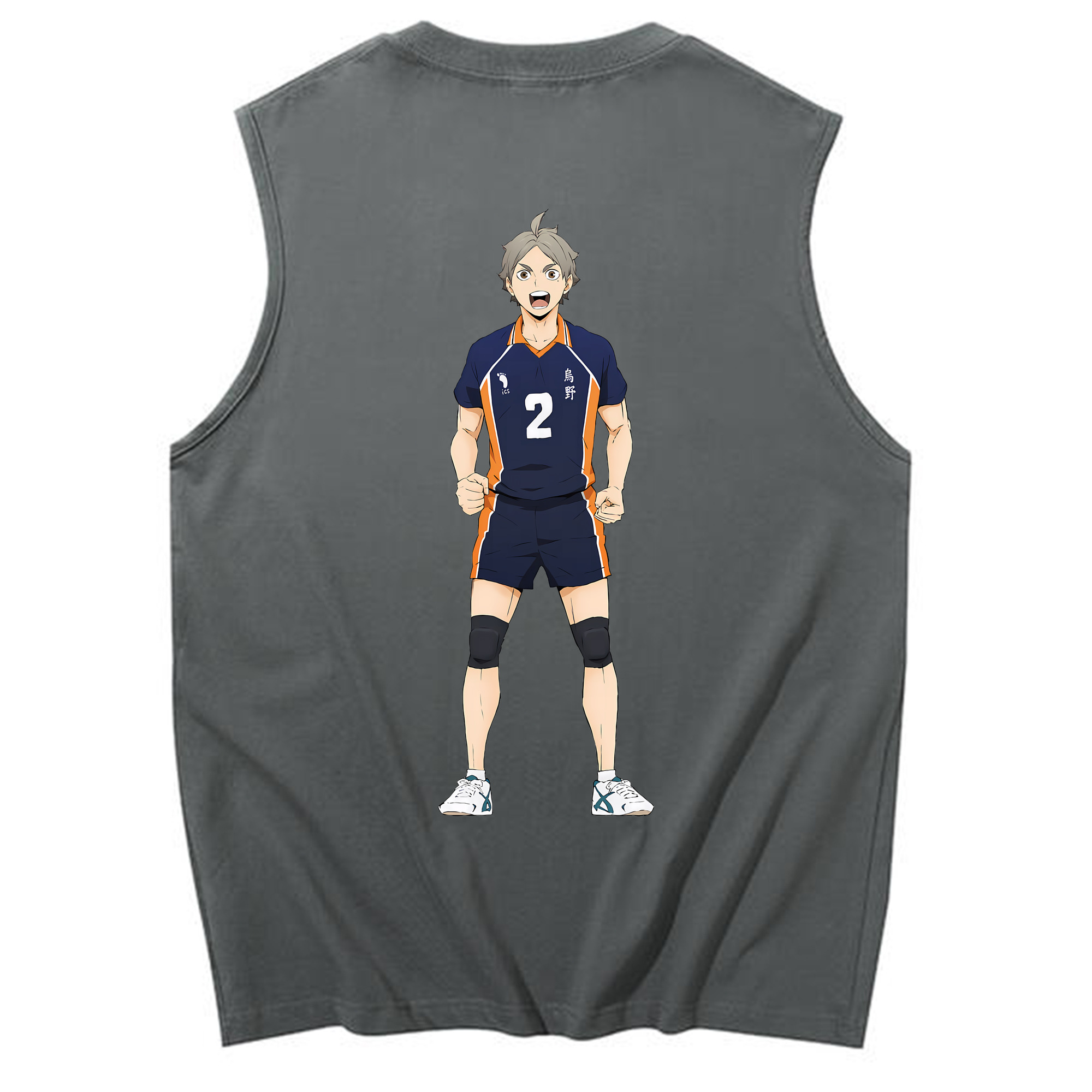 （画像用） ハイキュー!! Haikyu!! コットン100％タンクトップ（背面プリント）